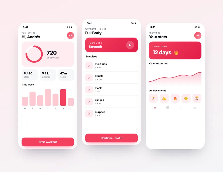 Pulse — Fitness App